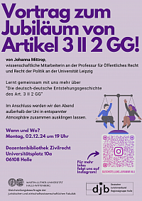 Vortrag zum Jubilum von Art. 3 II 2 GG